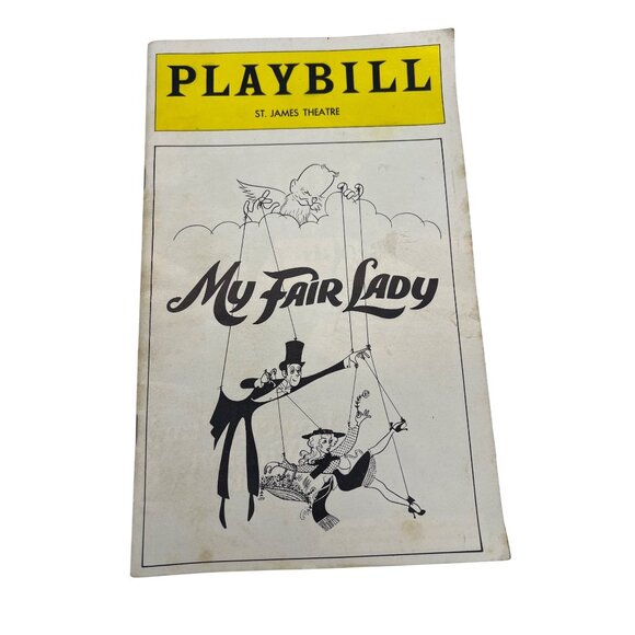 Playbill Other - Vintage 1976 My Fair Lady Playbill St James Theatre Broadway Ian Richardson July